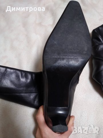 Италиански ботуши №38 - естествена кожа, снимка 10 - Дамски ботуши - 27455040