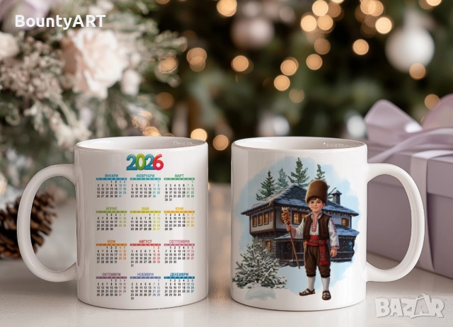 Коледен подарък персонализирана чаша, снимка 3 - Коледни подаръци - 52081683