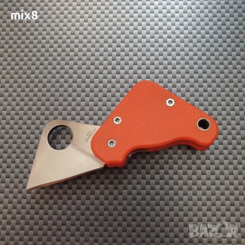 Мини нож с клипс за колан в стил Spyderco , снимка 10 - Ножове - 39324129
