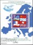Чист блок Европа Хелзинки Флагове 1982 от България, снимка 1 - Филателия - 34572348