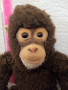 Голяма оригинална Steiff Щайф маймуна шимпанзе, снимка 1 - Плюшени играчки - 44889373