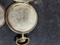 Швейцарски СРЕБЪРЕН джобен часовник 1901г. с позлата - 10 РУБИНА - ПРОМОЦИЯ, снимка 15