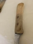 СТАР КОВАН КАСАПСКИ МЕСАРСКИ НОЖ за ОБЕЗКОСТЯВАНЕ ТРАНЖИРАНЕ , снимка 3