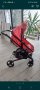 бебешка количка и столче за кола розова, снимка 8