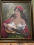 Гоблен "Циганката с китара ", снимка 2