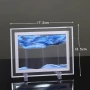 Стъклен пясъчен арт-Стояща динамична 3D картина с движещ се пясък, декорация за дома и офис, снимка 3