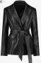 Кожено черно яке/сако   YSATIS , снимка 1