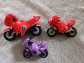 Tomy Ricky Zoom екшън фигурка червен мотоциклет и лилав мотоциклет, снимка 5