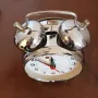 Часовник будилник с камбанки Китайски работещ, снимка 8
