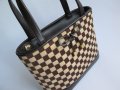 Louis Vuitton мини чанта каре кафяво, снимка 5