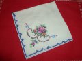 Ръчно шита носна кърпичка, снимка 2