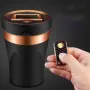 Пепелник за автомобил с вградена запалка с USB зареждане., снимка 2
