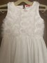 Детска бяла булчинска Рокля за 8/10г., снимка 3