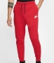Мъжко долнище Nike Tech Fleece Red - размер L, снимка 1