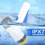 Електрически скрубер със спрей, IPX7 водоустойчива безжична четка за почистване с 5 сменяеми глави, снимка 6