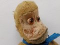 Стара играчка маймуна напълнена със слам , снимка 13