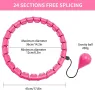 Обръч Hula Hoop с тежести за отслабване он French Home, снимка 14