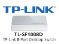 TP-Link TL-SF1008D Суич с 8 порта, снимка 1 - Суичове - 43882709