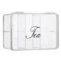 Кутия за чай или кафе, Пластмасова с капак, 21х14,5х8,5 см