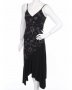 Черна дълга рокля със сребриста украса💎👗XS, S, M👗💎 арт.031, снимка 2