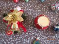 Уникални ретро СТЪКЛЕНИ коледни играчки за елха., снимка 8