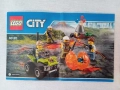 LEGO City комплект 60120 "Volcano Starter Set" от 2016 година, снимка 5