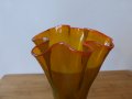 Стъклена ваза Мурано VENINI Amber, снимка 7