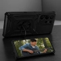 Удароустойчив калъф с капак за камера и стойка за Samsung S25 Plus, снимка 3