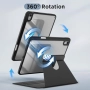 Нов Здрав Калъф кейс за таблет iPad A16 2025/2022 360° PU Кожа + Стойка, снимка 3