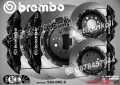 BREMBO надписи за капаци на спирачни апарати стикери лепенки фолио BREMBO SSA-BRE-B1, снимка 3