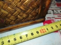 КРАСИВА ПЛЕТЕНА КУТИЯ ОТ ЕДНО ВРЕМЕ 0109252037LCHERY, снимка 11