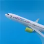 Бойнг 737 самолет модел макет Jin Air метален нискотавифна авиокомпания полетите летище, снимка 3