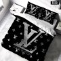 Луксозен Спален Комплект Louis Vuitton  код 22, снимка 1 - Спално бельо - 32439811