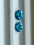 Топази чифт Swiss blue, снимка 1