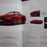 Каталог брошура списание за новите автомобили М8 на BMW английски твърди корици, снимка 8 - Други - 34984400