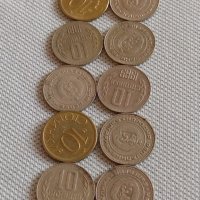 Лот монети 10 броя 10 стотинки различни години от соца за КОЛЕКЦИЯ ДЕКОРАЦИЯ 42431, снимка 1 - Нумизматика и бонистика - 43906401