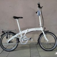 Продавам колела внос от Германия алуминиев тройносгъваем велосипед DAHON MU-N360 20 цола SHIMANO NEH, снимка 1 - Велосипеди - 36795446