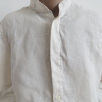 Мъжка риза с къс ръкав от лен Pierre Cardin, снимка 2 - Ризи - 36693739