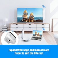 Удължител на сигнала WiFi, усилвател, рутер, безжичен и LAN, повторител, удължаване на обхвата, WPS, снимка 3 - Рутери - 39970498