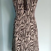 Еластична маркова рокля тип туника в зебра принт "H&M"® / унисайз , снимка 5 - Рокли - 36934530