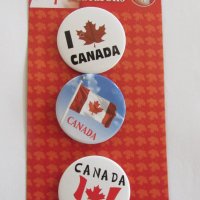  Сет от 3 броя метални значки - Канада, снимка 3 - Други ценни предмети - 27006264
