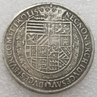 Монета Унгария/Бохемия  1 Талер 1605 г. Крал Рудолф II, снимка 2 - Нумизматика и бонистика - 35647533