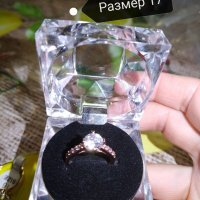 Промо! Последни модели годежни пръстени с австралииски кристал и позлата годежен пръстен , снимка 3 - Пръстени - 27099395