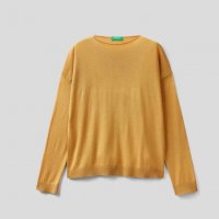 Пуловер със съдържание на вълна United Colors of Benetton, снимка 3 - Блузи с дълъг ръкав и пуловери - 38252480