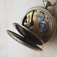 Стар колекционерски джобен часовник с три капака, снимка 9 - Антикварни и старинни предмети - 37758072