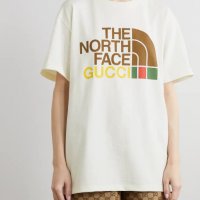 GUCCI x THE NORTH FACE Web Logo Print Мъжка / Дамска Тениска size XS и XL, снимка 4 - Тениски - 35653556