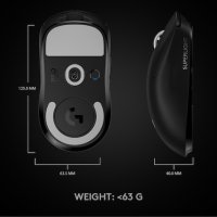 НОВО!!! Безжична мишка Gaming Logitech Pro X Superlight, Ултралека 63g,, снимка 2 - Клавиатури и мишки - 43334833