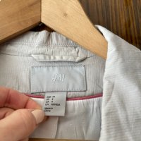 Сиво сако H&M 34 160/80A, снимка 17 - Сака - 43546009