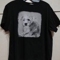 Нова тениска с куче Л, снимка 1 - Тениски - 28732622