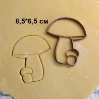 Гъба гъби пластмасов резец форма фондан тесто бисквитки, снимка 1 - Форми - 27154822